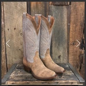 Kemo Sabe Tan Denim Cowboy Boots